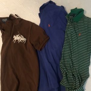 3 Polo shirts